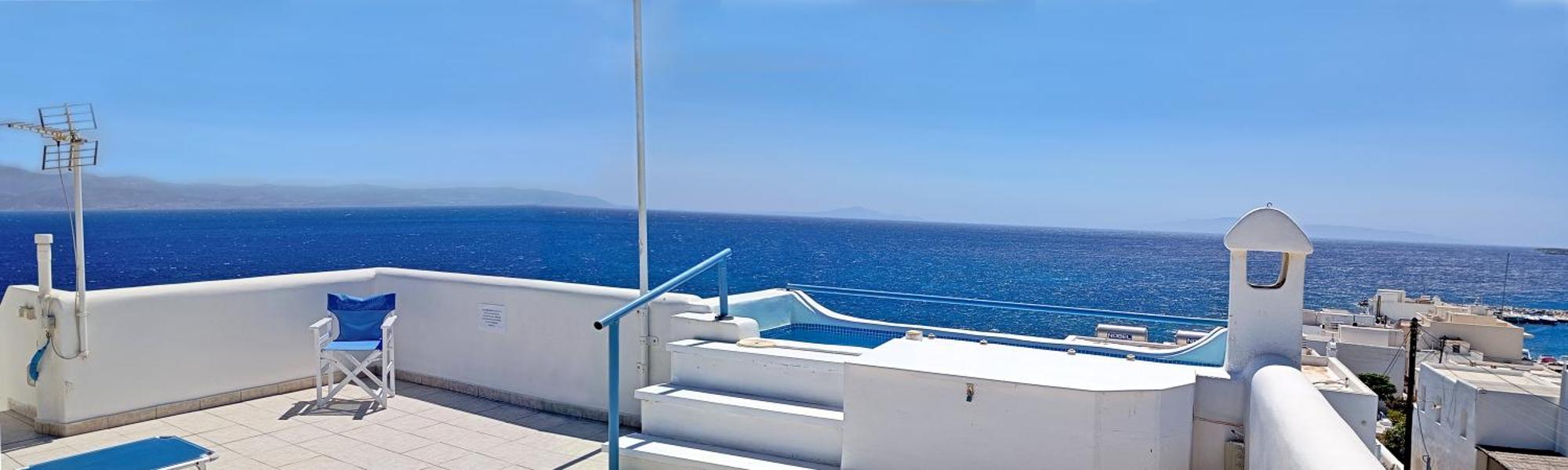 Villa Danae - Seaside Villa With Pool & Hot Tub Piso Livadi Eksteriør billede